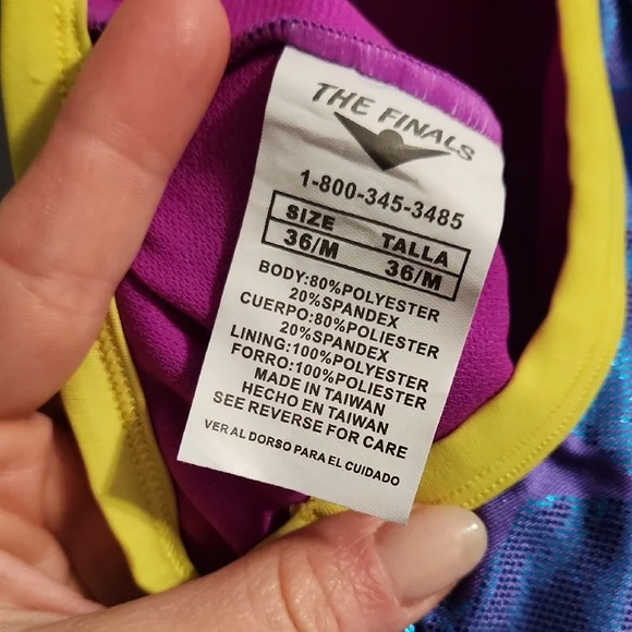 Speedo "The Finals" Swimsuit - Foil & Stars, Flutterback - Picture 2 of 3